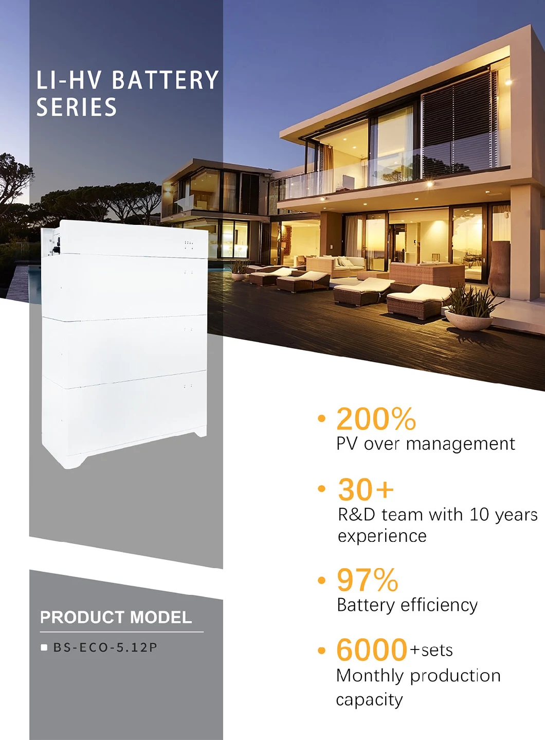 Stackable Power Brick Energy Storage System Energy Storage Battery Pack 51.2V Lithium Ion Battery