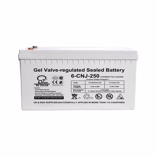 12V 50ah 100ah 150ah 200ah250ah Gel Battery for Solar Street Lights and Solar Power Storage