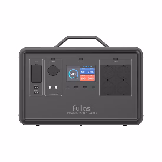Fullas Power Solutions 500W-2400W ポータブル太陽光発電所充電発電機、屋外キャンプ用 LiFePO4 バッテリー付き
